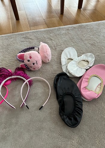 Pembe Nakışlı Rock Punk Fiyonklu Saç Bantları - Görsel 5