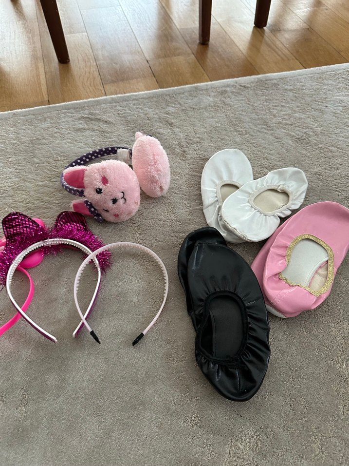 Pembe Nakışlı Rock Punk Fiyonklu Saç Bantları - Görsel 5