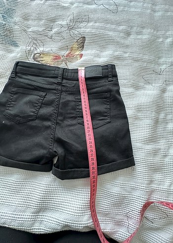 çocuk Siyah Mini Denim Şort - Görsel 4