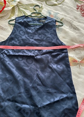 Gri V Yakalı Midi Elbise - Görsel 4