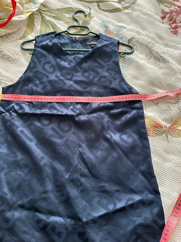 Gri V Yakalı Midi Elbise - Görsel 4