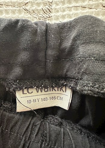 Siyah çocuk Keten Mini Şort - Görsel 4