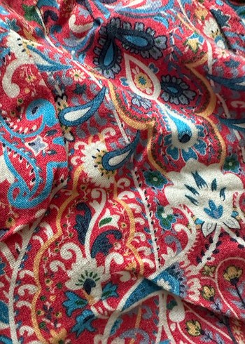 Renkli Bohem Mini Şort - Görsel 3