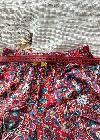 Renkli Bohem Mini Şort - Görsel 4