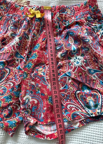 Renkli Bohem Mini Şort - Görsel 5