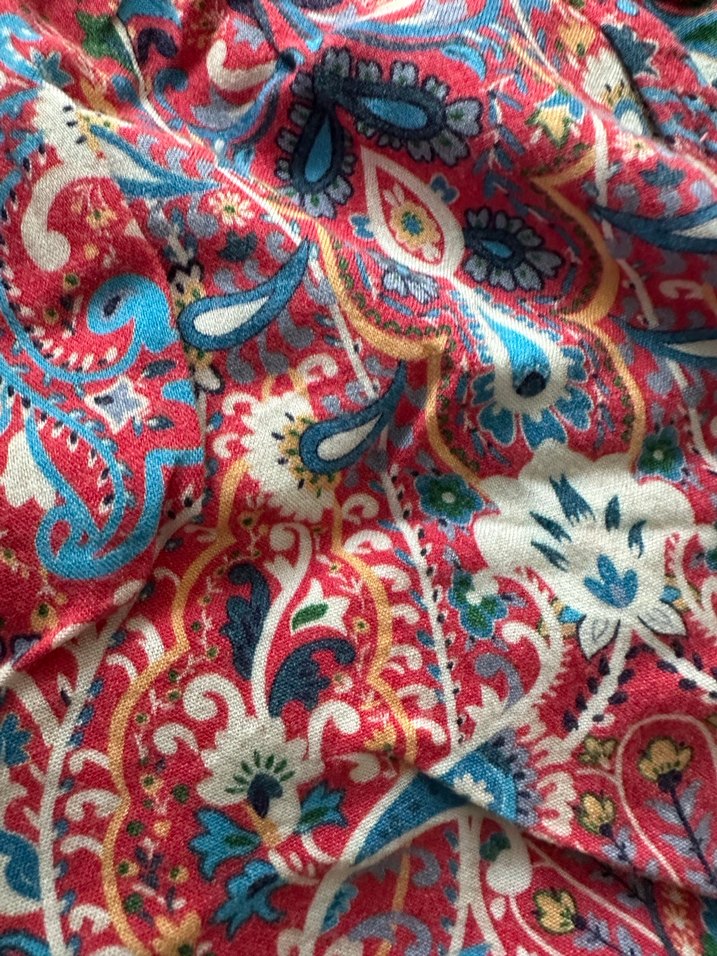 Renkli Bohem Mini Şort - Görsel 3