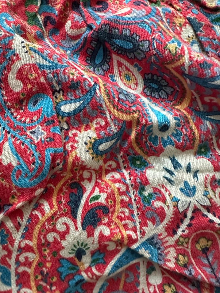 Renkli Bohem Mini Şort - Görsel 2