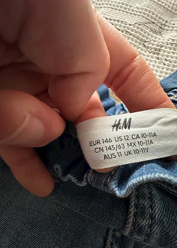 Mavi Loose Fit Mini Denim Şort - Görsel 6