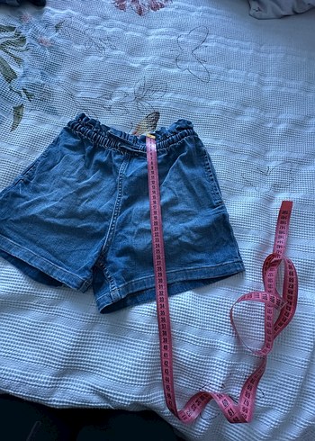 Mavi Loose Fit Mini Denim Şort - Görsel 2