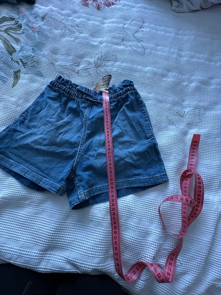 Mavi Loose Fit Mini Denim Şort - Görsel 2