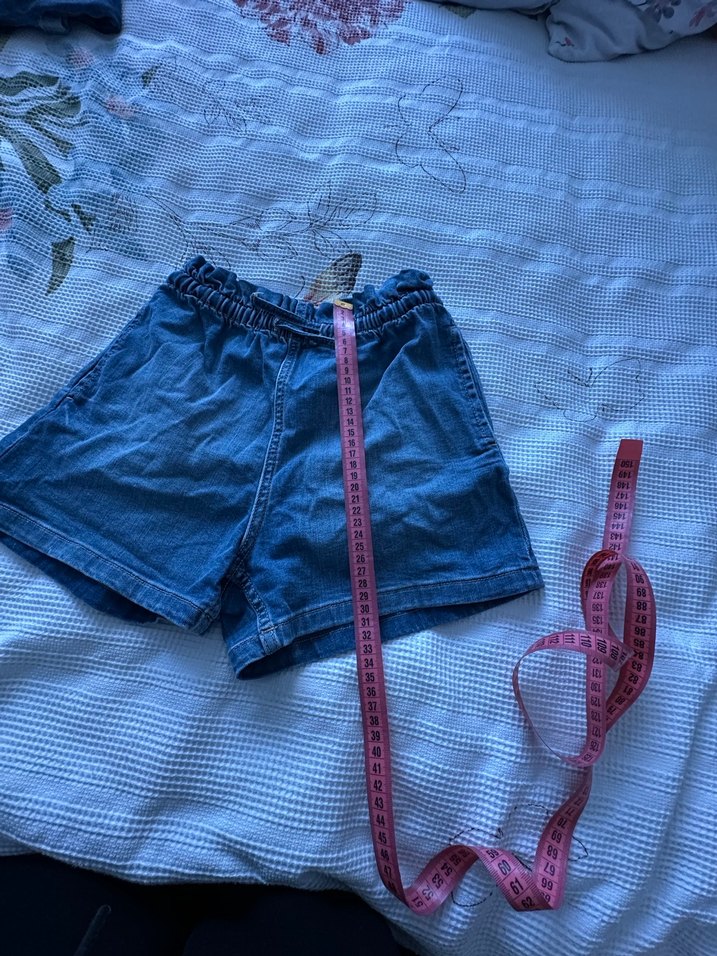 Mavi Loose Fit Mini Denim Şort - Görsel 5