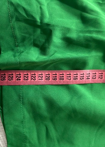 Yeşil Drapeli Uzun Bohem tulum - Görsel 6