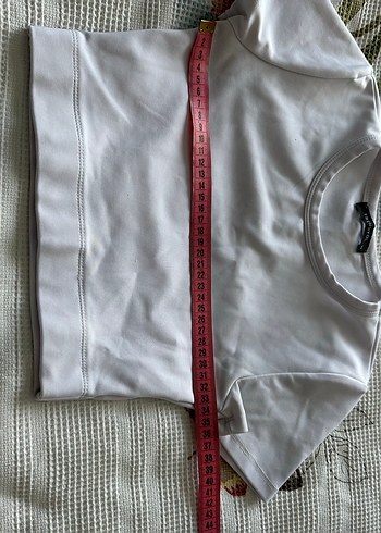 Beyaz Kadın Kısa Crop Top - Görsel 4