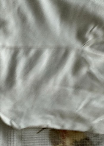 Beyaz Kadın Kısa Crop Top - Görsel 2