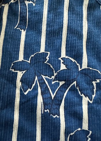 Kız Çocuk Mavi Çizgili Askılı Atlet - Görsel 2