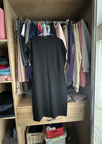 Siyah Drapeli Kısa Kollu - Görsel 3