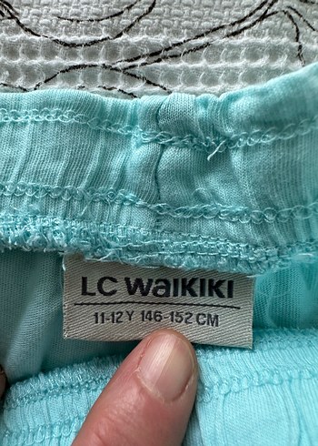 çocuk Mavi Pamuklu Mini Şort - Görsel 4