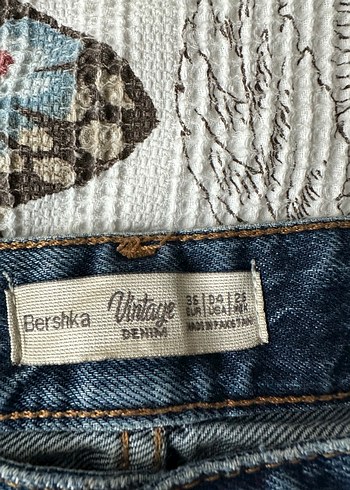 Düğmeli Mavi Kadın Denim Şort - Görsel 3