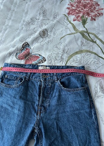 Düğmeli Mavi Kadın Denim Şort - Görsel 5