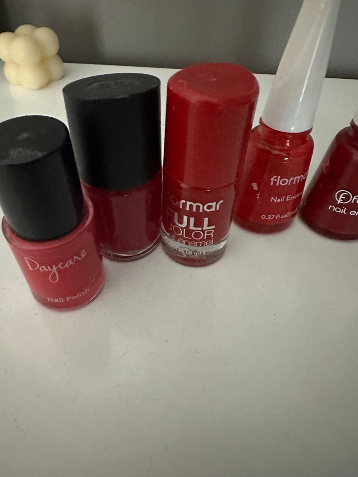 Canlı Kırmızı Oje Seti - Görsel 2