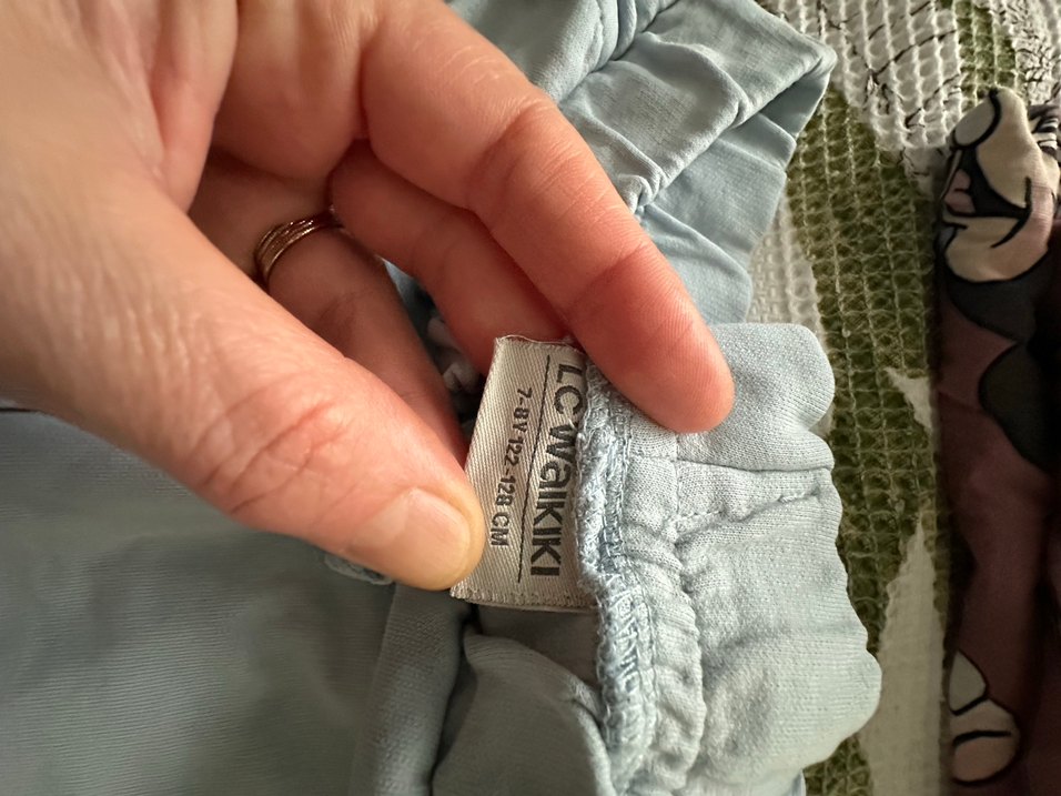 Gri Kemerli kız  Çocuk Rahat Kesim Eşofman - Görsel 3