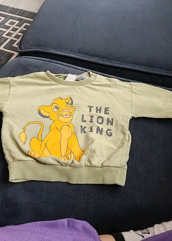 Aslan Kral Baskılı yeşi Bebek Takımı - Görsel 3