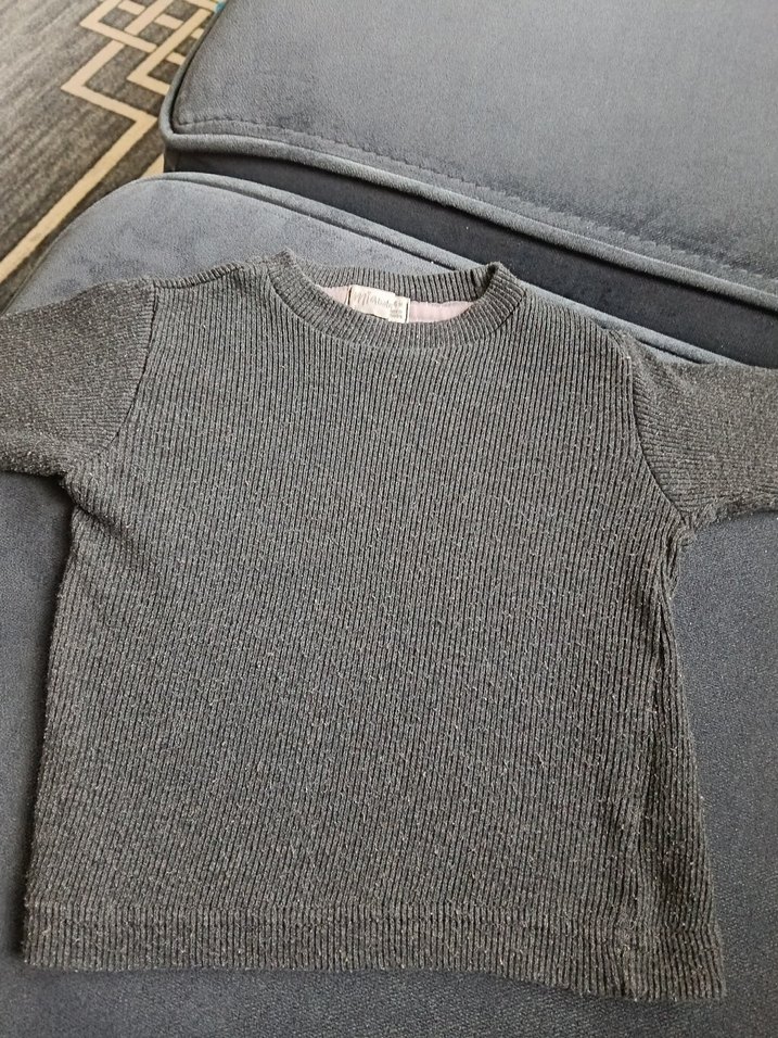 Gri Örgü Erkek Bebek Takımı - Görsel 3