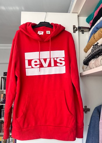 Levis Levi S Kirmizi Kapusonlu Sweatshirt