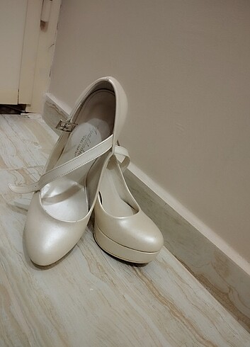  Beden beyaz Renk Gelin ayakkabısı beyaz gelın ayakkabısı