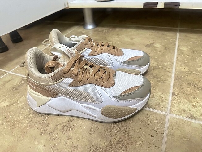 Puma Spor Ayakkabı Günlük Rs-X Orijinal Beyaz Bej
