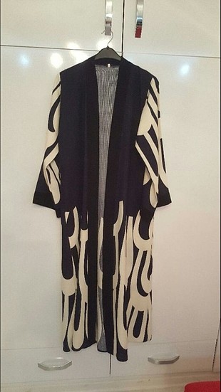 lacivert beyaz abaya kimono