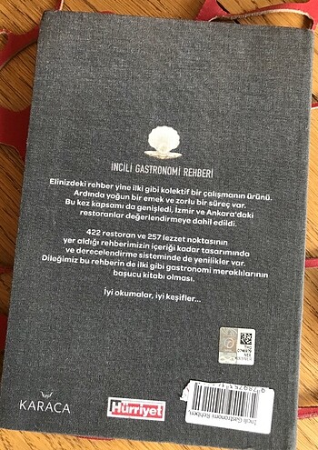 İNCİLİ GASTRONOMİ REHBERİ KİTAP