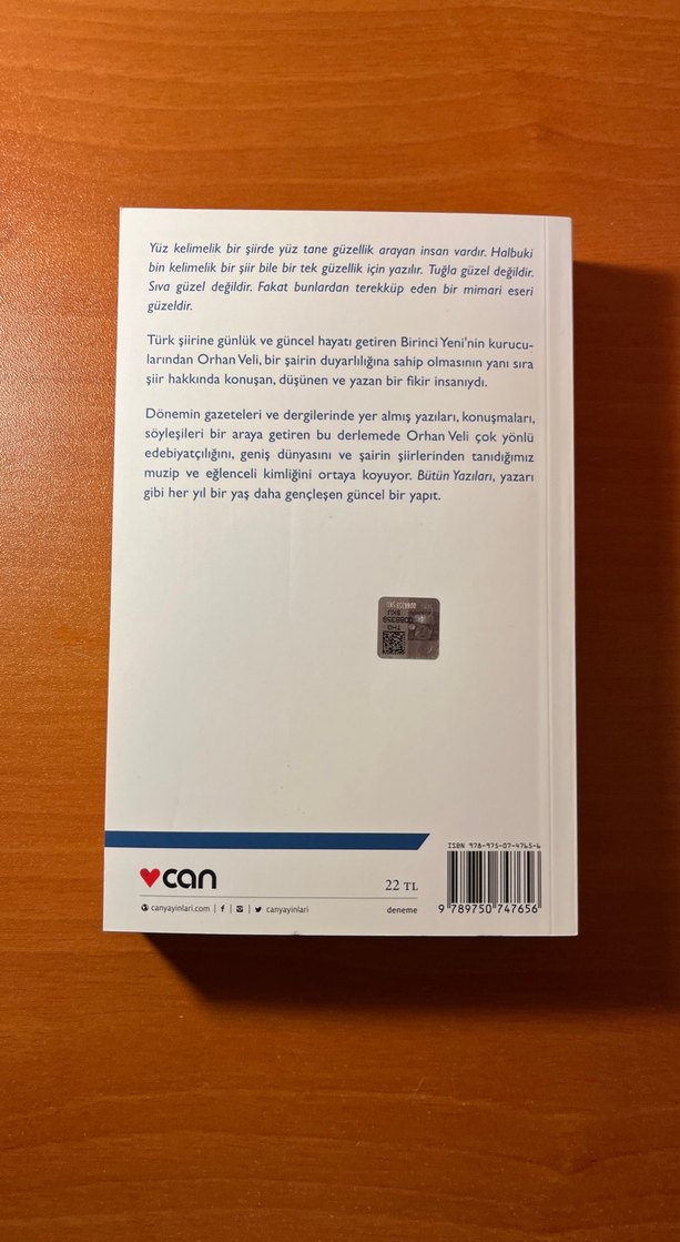 Orhan Veli Bütün Yazıları - Can Yayınları - Görsel 2