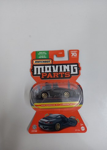 Matchbox moving parts Porsche Carrera 4S