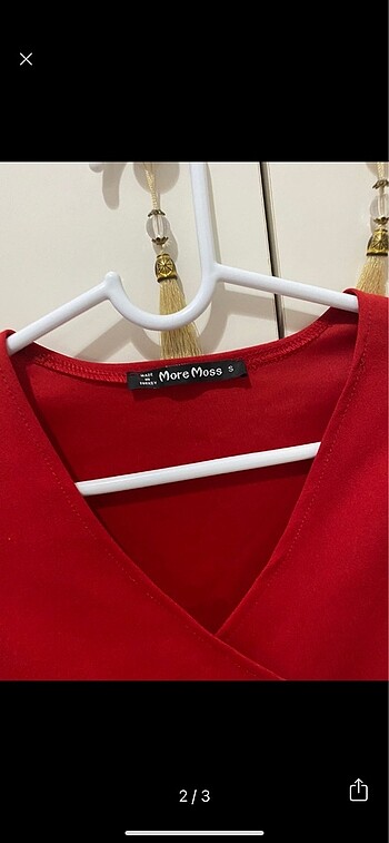 Trendyol & Milla kırmızı crop bluz