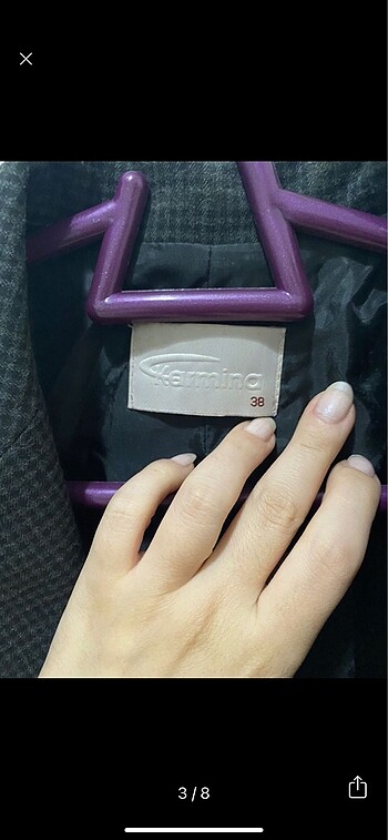 m Beden Kaşe blazer ceket