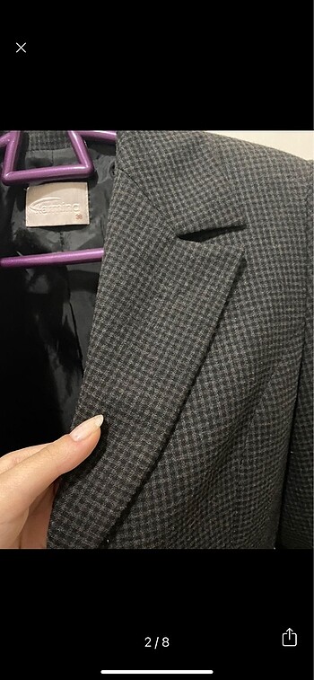 Mango Kaşe blazer ceket