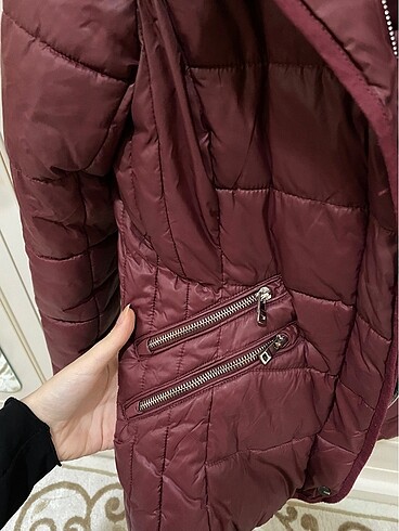s Beden Bordo şişme mont