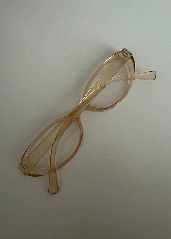 Bej Transparan Kadın Gözlüğü - Görsel 2