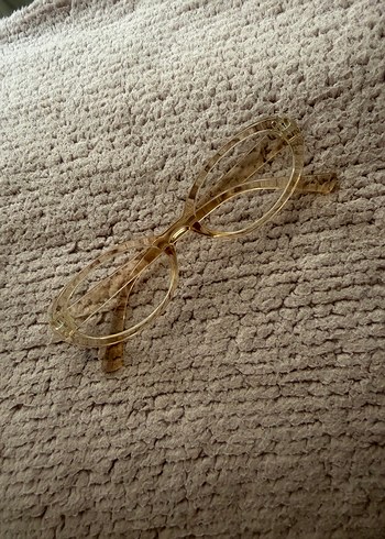 Bej Transparan Kadın Gözlüğü - Görsel 3