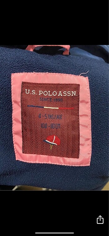 5 Yaş Beden lacivert Renk Polo koz çocuk mont