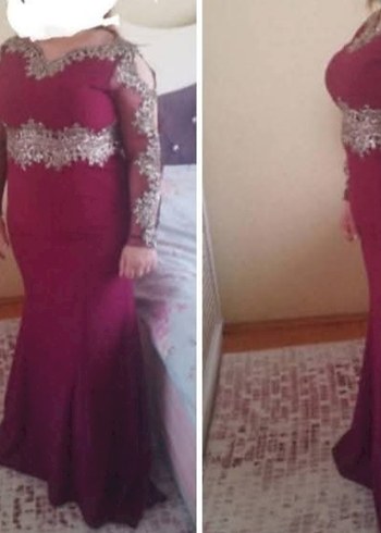 bordo abiye likralı kumaş