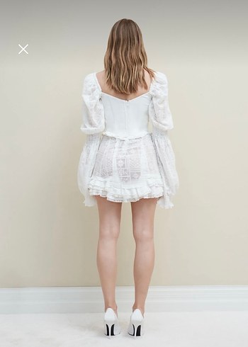 Korseli İşlemeli Sagaza Josephine Elbise - Görsel 4