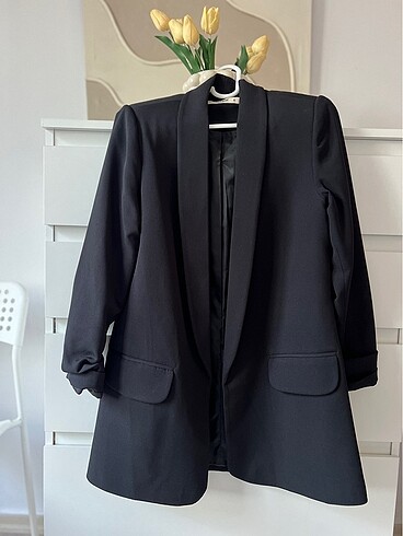 Siyah blazer ceket