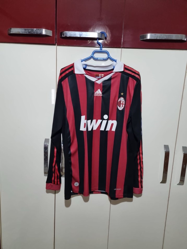 2009 Milan Beckham Forması Uzun Kollu - Görsel 2