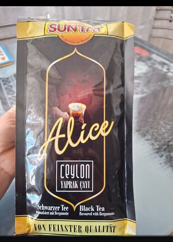 Sunut Alice Bergamot Aromalı Siyah Çay