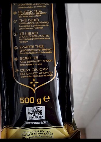 Diğer Sunut Alice Bergamot Aromalı Siyah Çay