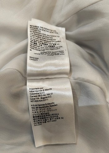 Düğmeli köyü lacivert Kadın Denim Blazer Ceket - Görsel 7