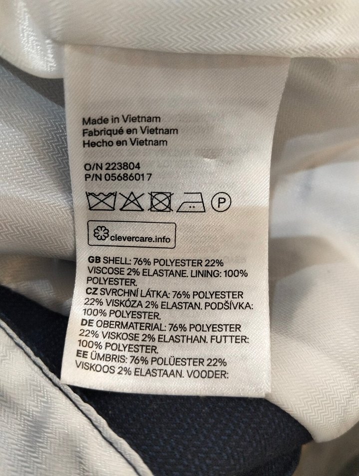 Düğmeli köyü lacivert Kadın Denim Blazer Ceket - Görsel 4