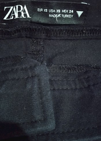 xs Beden siyah Renk zara bayan pantolon